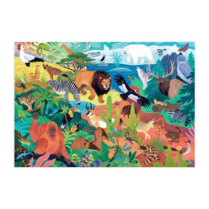 Gifts 30 50: 100 Piece Puzzle - Animals of The World