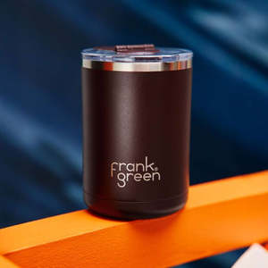 Frank Green 12oz Coffee Cup w Hinged Lid - Chocolate