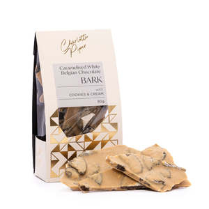 Cookies & Cream Caramelised White Chocolate Bark