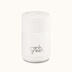 Frank Green 8oz Cup - Cloud w Push Button Lid