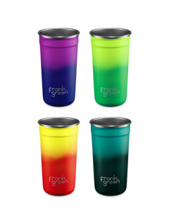 Eco Gifts: Frank Green Assembled 16oz Stainless Steel Party Cups - Colour Changing 4 Pack