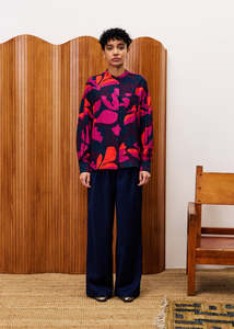 Bella Shirt - Geo Flowers