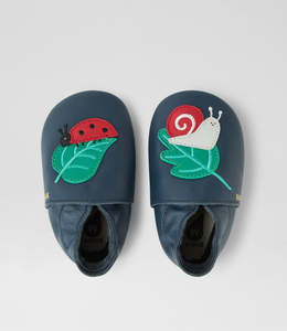 Bobux Soft Soles - Beastie Navy