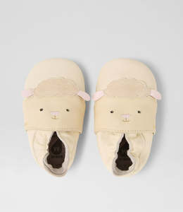 Bobux Soft Soles - Binky Sheep White Swan