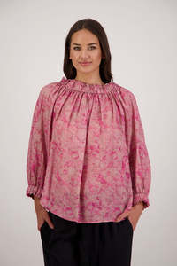Gifts Over 100: Briarwood Annabella Top - Pink Floral - Coming Soon