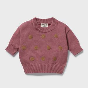 Eco Gifts: Rhubarb Organic Knitted Bauble Jumper