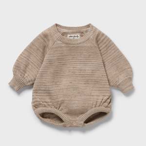 Eco Gifts: Sandstone Organic Knitted Bodysuit
