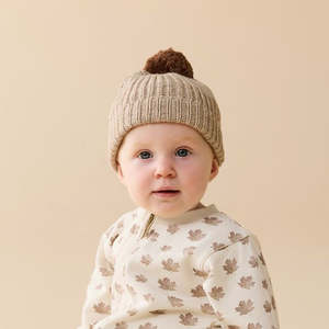 Sandstone Organic Knitted Hat
