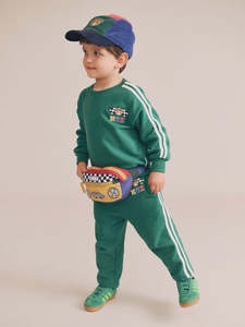 Racer Stripe Trackpant - Emerald