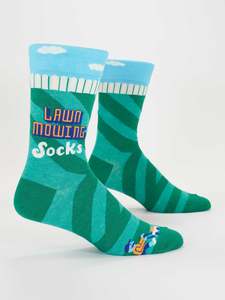 Gifts Under 30: Mens Crew Socks - Lawn Mowing Socks