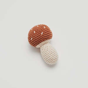 Gifts Under 30: Crochet Mushroom Rattle