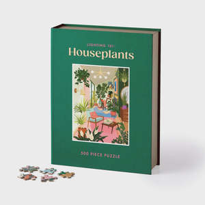Gifts 30 50: Lighting 101 Houseplants 500 Piece Book Puzzle