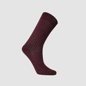 Women's Merino Wool Crew Socks - Fig
