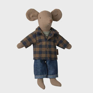Maileg Dad Mouse Light Brown