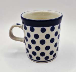 Gifts 30 50: Polish Ceramics Short Black Mugs