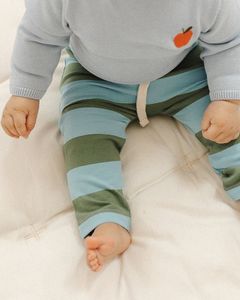 Eco Gifts: Roll-Up Simple Pants - Rugby Stripe