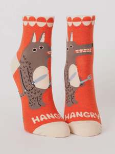 Womens Ankle Socks - Hangry