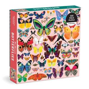 Gifts 30 50: Brilliant Butterflies 500 Piece Puzzle