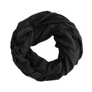 Black Wool/Silk Scarf