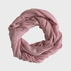 Dusty Pink Wool/Silk Scarf