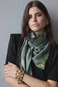 Olive Triangle Heritage Scarf