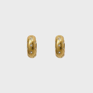 Gifts Over 100: Super Nova Huggie Earrings