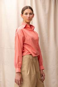 Gifts Over 100: ReCreate Boxy Shirt - Burnt Sienna