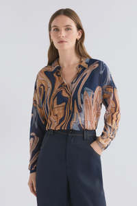 Elk: Elk Eir Sheer Shirt - Brandr Print