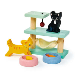 Pet Cat Set - Wooden