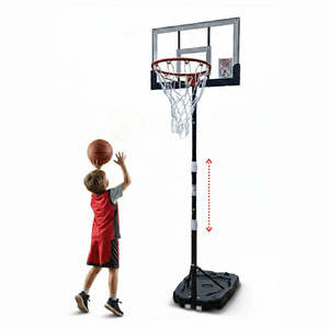 In Stock: DynaSpace Kids 100-210cm Portable Basketball System Rapid Height Adjustment