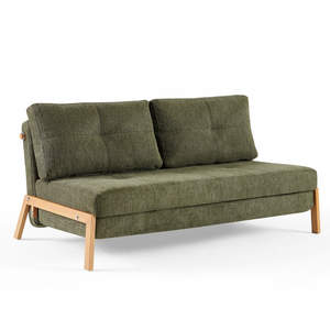 Pre Order: Clark 2 Seater Sofa Bed - Green