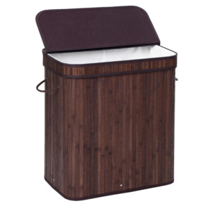 Baskets Hampers: Bamboo Laundry Basket 100L - Brown