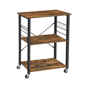 Trolley: Kitchen Storage Shelf on Wheels