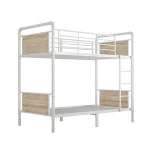 Top Picks: Twin Metal Bunk Bed Frame – White Matte