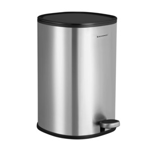 Songmics: Bathroom Rubbish Bin 5L - Silver