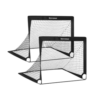 Children's Football Goal - Black (Set of 2)