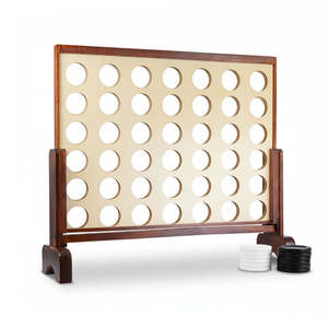 Space Essentials: Mega Backyard Connect Four – Jumbo Family Game