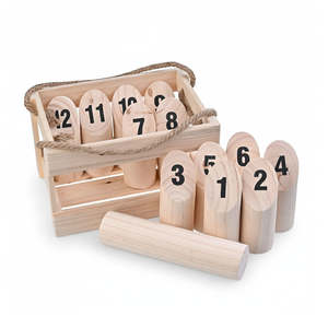 Space Essentials: Kiwi Skittles – Traditional Mölkky Lawn Game