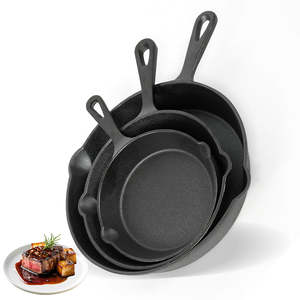 Cast Iron Skillet (Set of 3)