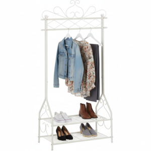Vintage Clothes Stand and Rack with Garment Rack