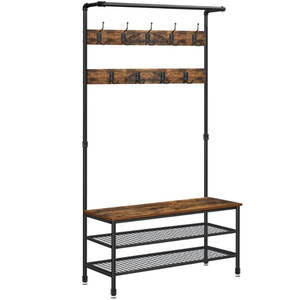 Garment Rack: Coat Rack Stand with Shoe Storage