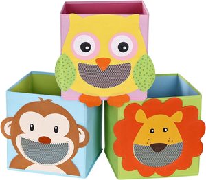 Wardrobe Organisers Accessories: Toy Organiser Storage Box (Set of 3)