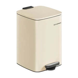 Kitchen Storage: Kitchen Rubbish Bin 20L - Beige