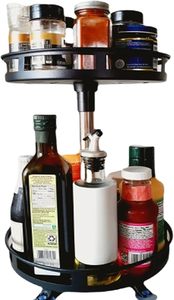 2-Tier Lazy Susan Turntable Organiser
