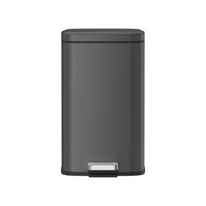 12L Pedal Rubbish Bin - Titanium Gray