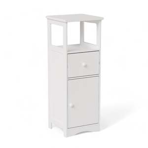Luca Bathroom Storage Cabinet - White