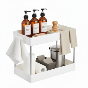 Under Sink Bathroom 2-Tier Storage Organiser