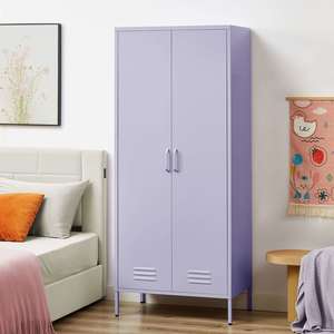 Rainbow Locker Storage Wardrobe - Purple