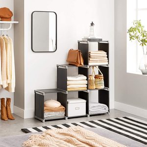 Storage Furniture: Bookcase Modular Storage Organiser (Set of 6)
