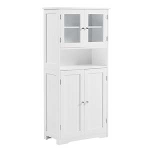 Pantry Cabinet: Cantey Pantry Storage Cabinet - White